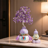 AmethystMoney TreeEntrywayHome DecorGourdHome BlessingDecorFortuneHousewarmingGift