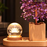 AmethystMoney TreeCreativeLiving RoomEntrywayDecorationAmbient LightDecorBirthday Giftfor Her