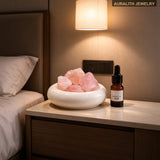 JadeRose QuartzEssential Oil DiffuserFragranceDecorAmbienceBedroomDecorationUniqueBirthday Gift