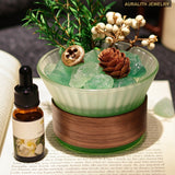 Green QuartzFragranceEssential Oil DiffuserDecorLiving RoomLight LuxuryPremiumBedroomCreativeDecoration