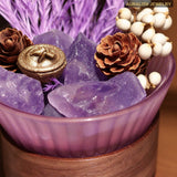 NaturalAmethystEssential Oil DiffuserHome DecorFragranceLong-lastingDecorUniqueBirthday Gift