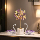 NaturalMarbleAmethystMoney TreeEntrywaySwanDecorLight LuxuryPremiumHome DecorHousewarmingGift
