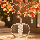 NaturalCitrineMoney TreeAgateWealth AttractingDecorEntrywayOfficeDesktopDecorationBirthday Gift