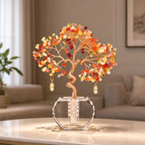 Natural Citrine & Agate Crystal Money Tree