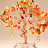 Natural Citrine & Agate Crystal Money Tree