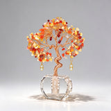 Natural Citrine & Agate Crystal Money Tree