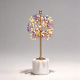 Natural Jade & Citrine Crystal Money Tree