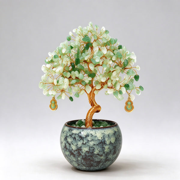Natural Aventurine Crystal Money Tree