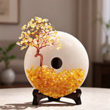 JadeCitrinePeaceDecorOfficeWealth AttractingDecorationLight LuxuryPremiumGrand OpeningHousewarmingGift