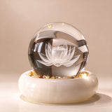 Good Luck K9 Crystal Creative Desktop Decor | Unique Ambience Home Decoration Birthday Gift for Her