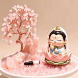 Citrine Crystal Decor | Wealth Attracting Home Blessing Living Room Entryway Office Decoration Housewarming Grand Opening Gift