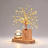 Natural Citrine Money Tree with Custom Engraving | Premium Home Blessing Entryway Living Room Decoration Housewarming Grand Opening Gift