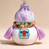 Amethyst Money Tree with Gourd | Fortune Home Blessing Entryway Decoration Housewarming Gift