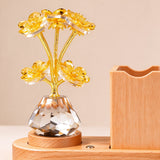 K9 Crystal Pen Holder with Custom Engraving | Luxury Office Desktop Decoration Teacher Gift