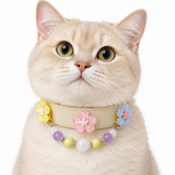 Pastellfarbenes Perlen-Halsband „Garden Snow“