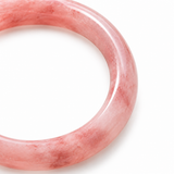 Peach Blossom Quartzite Jade Bangle