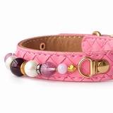Pearl Dusk Natural Stone Beaded Pet Collar