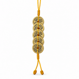 Five Emperors' Coins Pendant — Feng Shui Wealth Amulet Necklace
