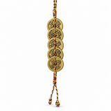 Five Emperors' Coins Pendant — Feng Shui Wealth Amulet Necklace