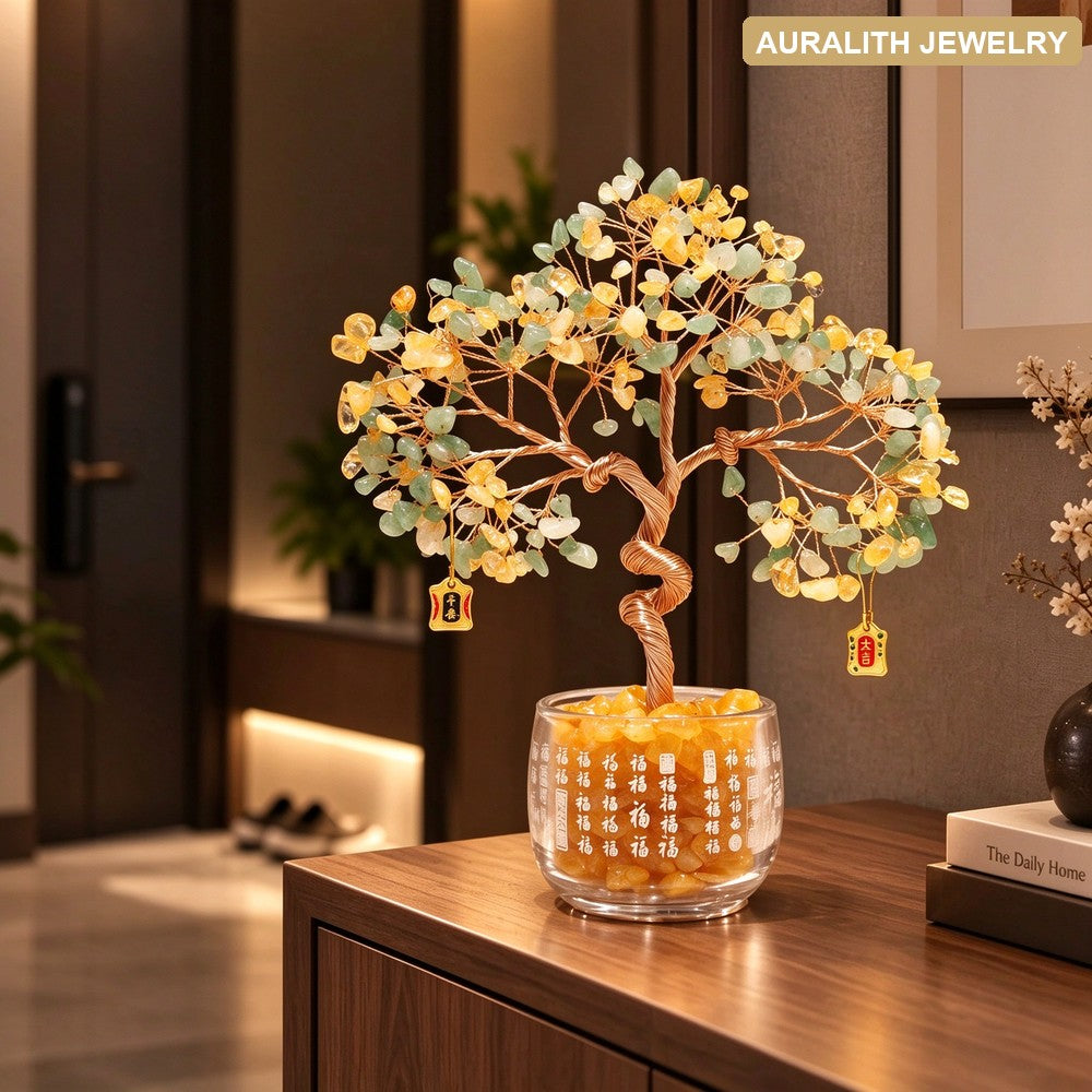 CitrineMoney TreeAventurineCreativeDecorationOfficeDecorLuxuryUnique