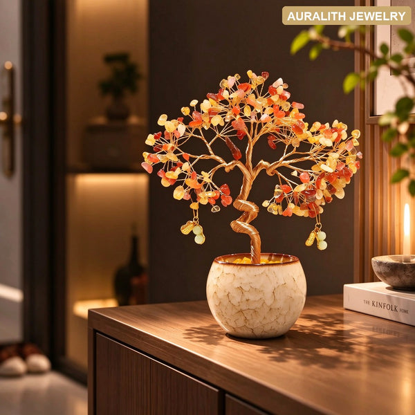 AgateMoney TreeCitrineMoney TreeDecorOfficeWealth AttractingDecorationLuxuryGift