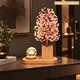 NaturalRose QuartzMoney TreeCreativeCrystalDecorBedroomNight LightDecorationBirthday Giftfor Her
