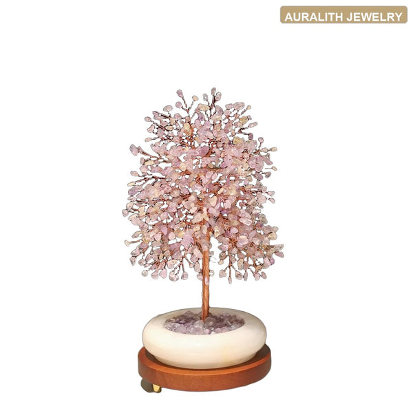Amethyst Money Tree with Wealth God - Housewarming