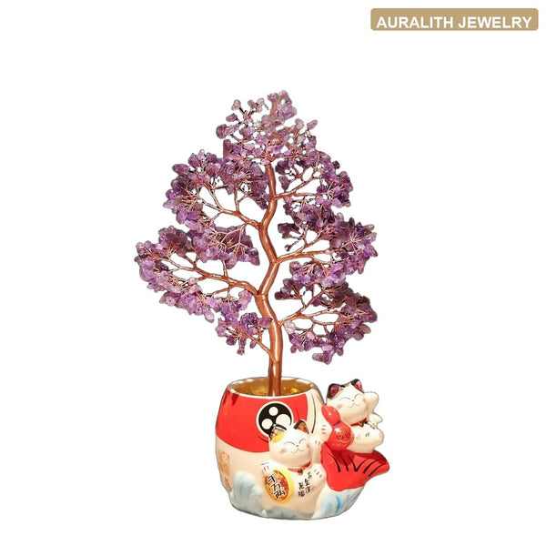 Amethyst Money Tree TV Stand 2026