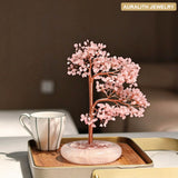 NaturalJadeRose QuartzMoney TreeDecorEntrywayBedroomDecorationCreativeBirthday Gift