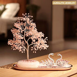 JadeRose QuartzMoney TreeLiving RoomBedroomSwanCreativeDecorWeddingDecorationGiftfor Her