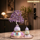 AmethystMoney TreeEntrywayHome DecorGourdHome BlessingDecorFortuneHousewarmingGift