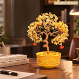 NaturalCrystalMoney TreeCreativeDecorLiving RoomEntrywayDecorationHome BlessingGrand OpeningHousewarmingGift