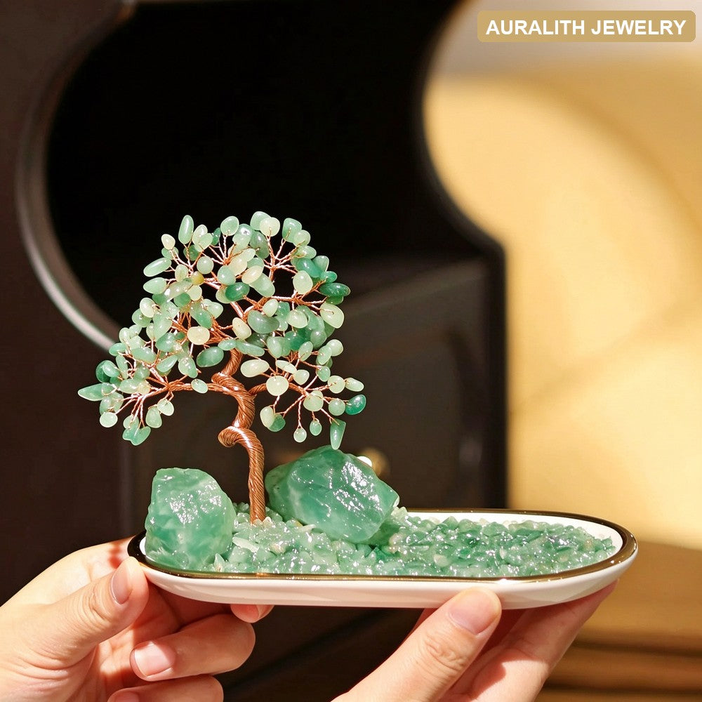 AventurineCrystalMoney TreeDecorHome BlessingDecorationLuxury