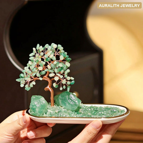 AventurineCrystalMoney TreeDecorHome BlessingDecorationLuxury