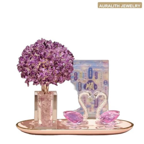 Amethyst Money Tree Violet Swan