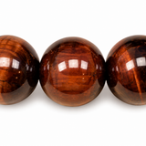 Red Tiger's Eye Beaded Bracelet