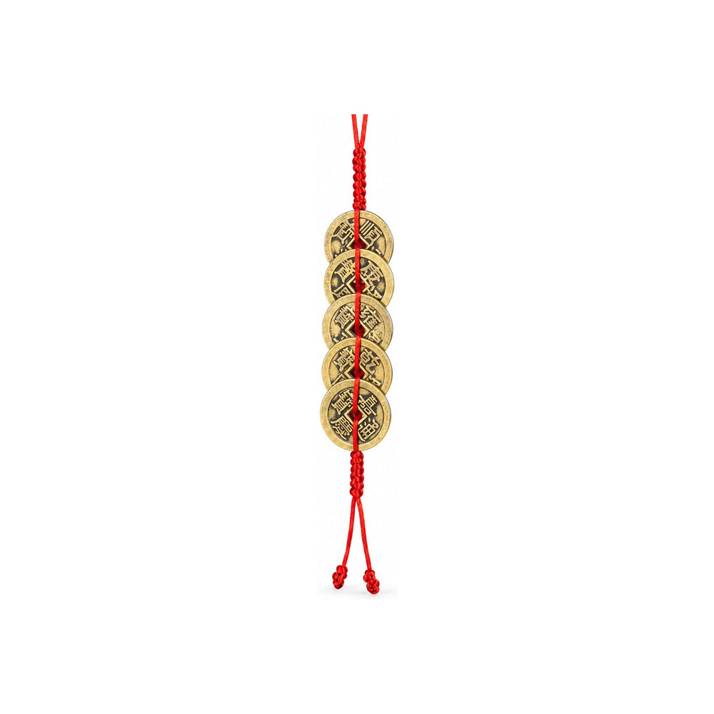 Five Emperors' Coins Pendant — Feng Shui Wealth Amulet Necklace