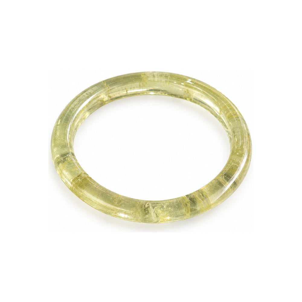Golden Clarity Citrine Bangle | Natural Crystal Bracelet | Auralith