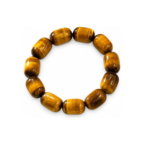 Golden Ridge Tiger's Eye Barrel Bracelet