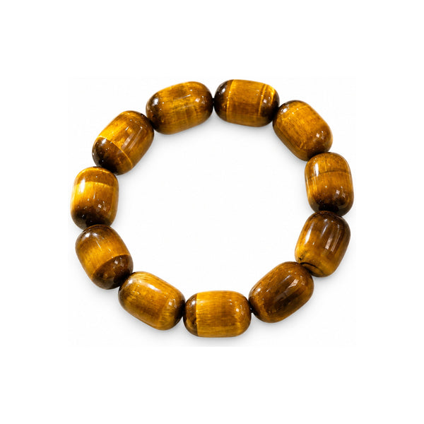 Golden Ridge Tiger's Eye Barrel Bracelet