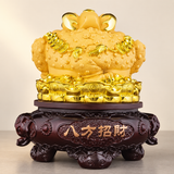 Golden Three-Legged Money Frog Fortune Ornament