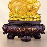 Golden Three-Legged Money Frog Fortune Ornament