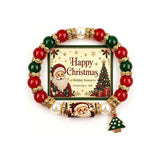 Christmas Wish Beaded Bracelet — With Holiday Message Card