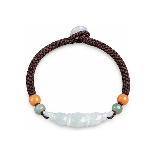 Pale Lotus Root Cord Bracelet
