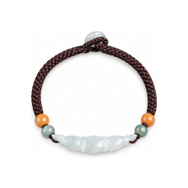 Pale Lotus Root Cord Bracelet