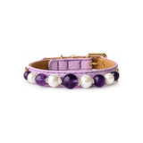 Forest Dew Natural Stone Beaded Pet Collar