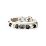 Coral Sunset Natural Stone Beaded Pet Collar