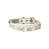 Green Clarity Beaded Pet Collar