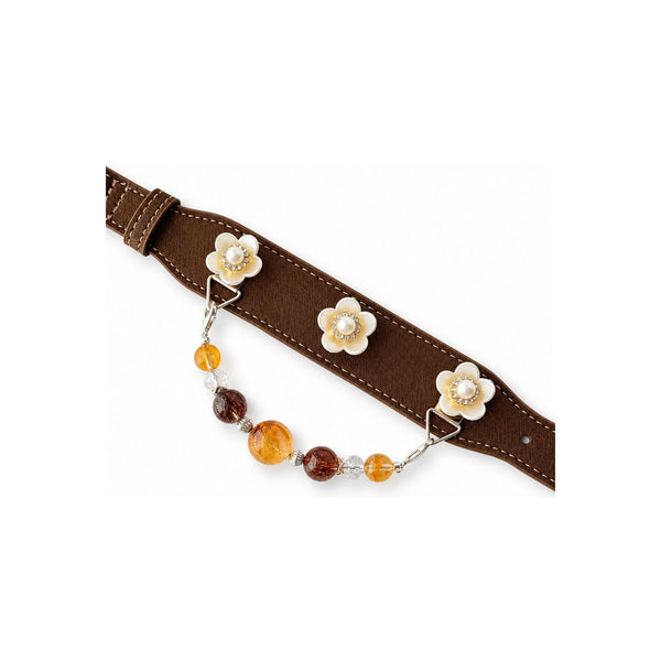 Golden Dusk Blossom Perlen-Halsband