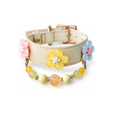 Golden Garden Blossom Perlen-Halsband für Haustiere